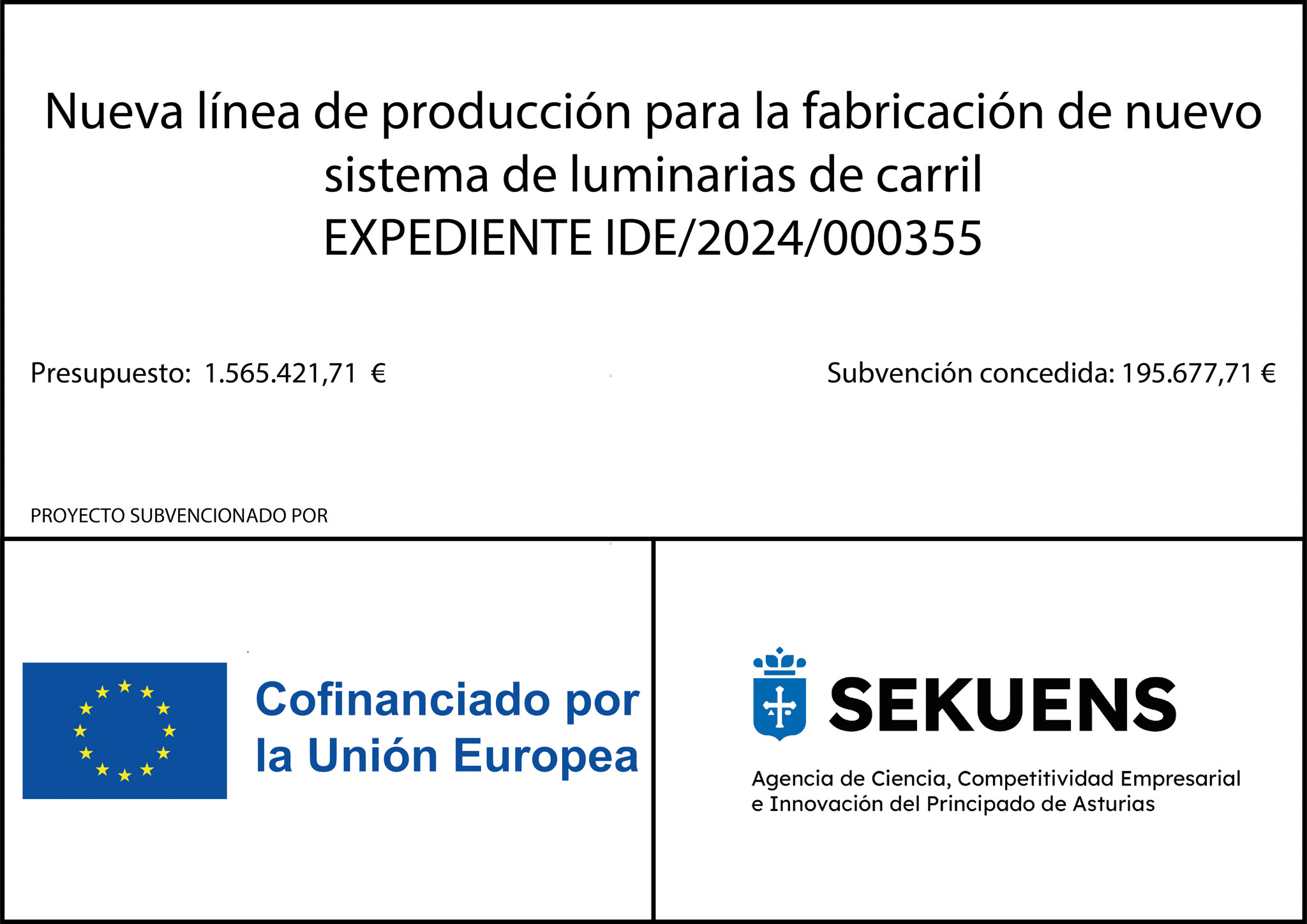 Nueva de producción para sistemas de luminarias de carril Nueva de producción para sistemas de luminarias de carril